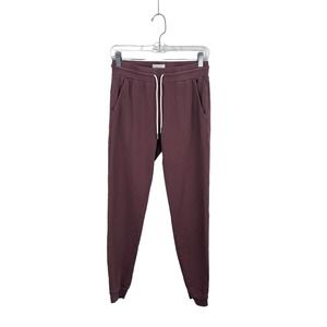 RARE Mate the Label Organic Cotton Joggers in Plum, Size S